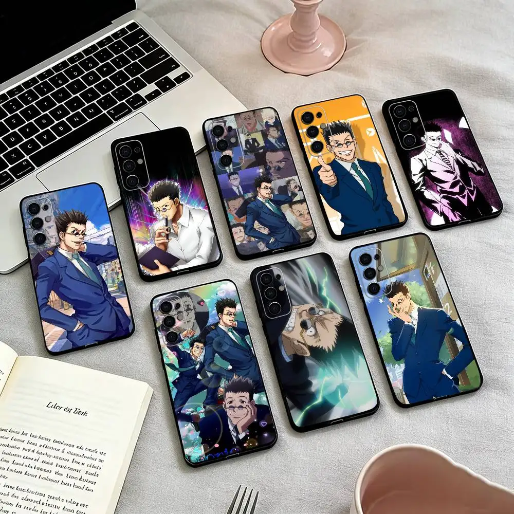 Leorio HXH-h  X Hunter Phone Case For Samsung S25,S24,S21,S22,S23,S30,Ultra,S20,Plus,Fe,Lite,Note,10,Black Cover