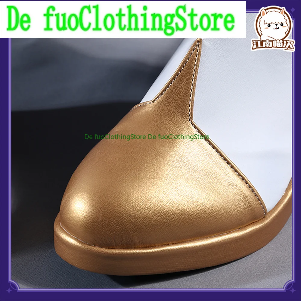 Defuo Genshin Impact Traveler Player Lumine Cosplay Shoes Boots Game Halloween Christmas Game Anime Character Party Props