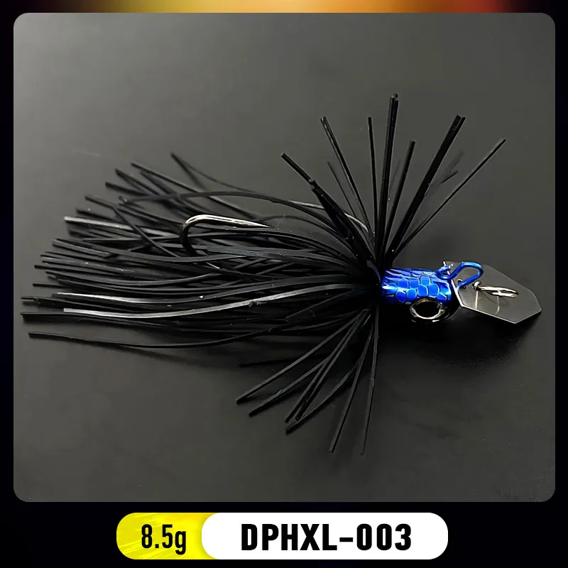 Bazooka 15g 18g Spinnerbait Angelköder Drahtköder Metall Spinner Buzzbait Swimbait Haken JIG Kit Rock Peche für Bass Pike Winter