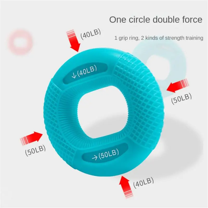 Silicone Adjustable Hand Grip 10-70LB Gripping Ring Finger Forearm Trainer Carpal Expander Muscle Workout Exercise Gym Fitness