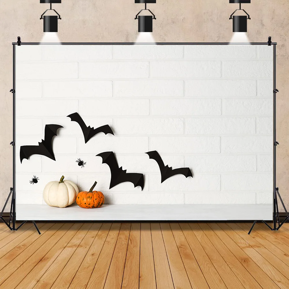 

SHENGYONGBAO Halloween Retro Temple Photography Backdrop Prop Landscape Children's Indoor Theme Photo Studio Background WSJ -01