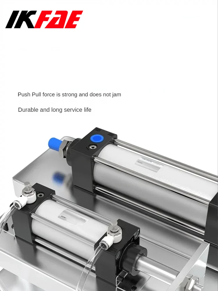 SC Standard Air Cylinder SC32/40/50/63mm Bore Small Pneumatic Cylinder Piston 25/50/75/100/150/200/250mm Stroke