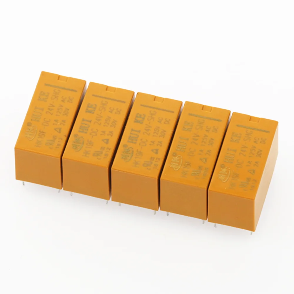5PCS Relay HK19F-DC3V-SHG HK19F-DC5V-SHG HK19F-DC12V-SHG HK19F-DC24V-SHG HK19F 3V 5V 12V 24V 8PIN