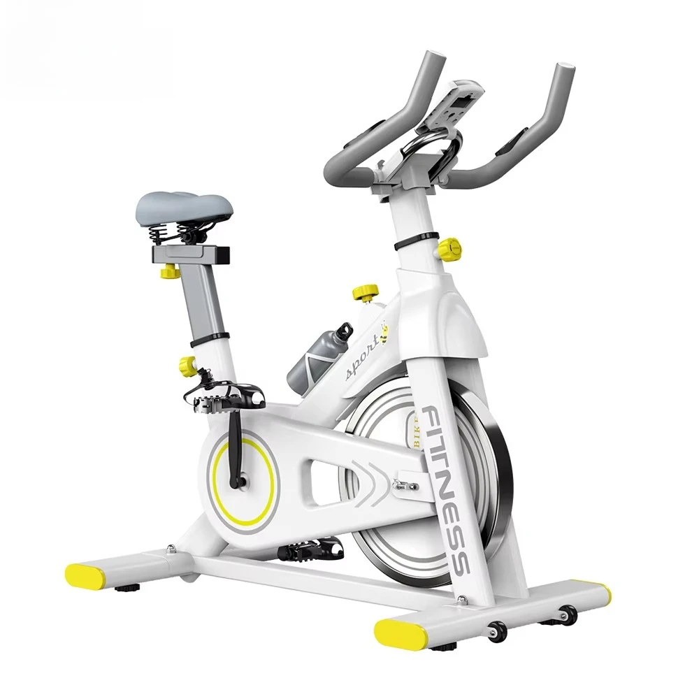 Gran oferta, pedales magnéticos de acero duraderos para interiores, características antideslizantes, bicicleta estática, bicicleta giratoria comercial profesional para interiores