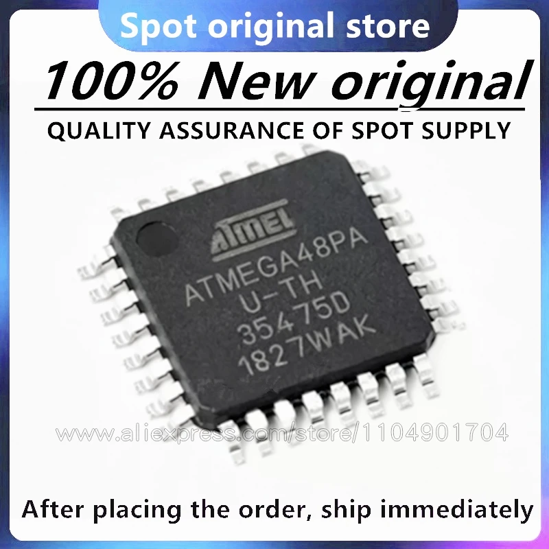 10PCS/LOT ATMEGA48PA-AU MEGA48PA U-TW U-TH 100% New Original in Stock