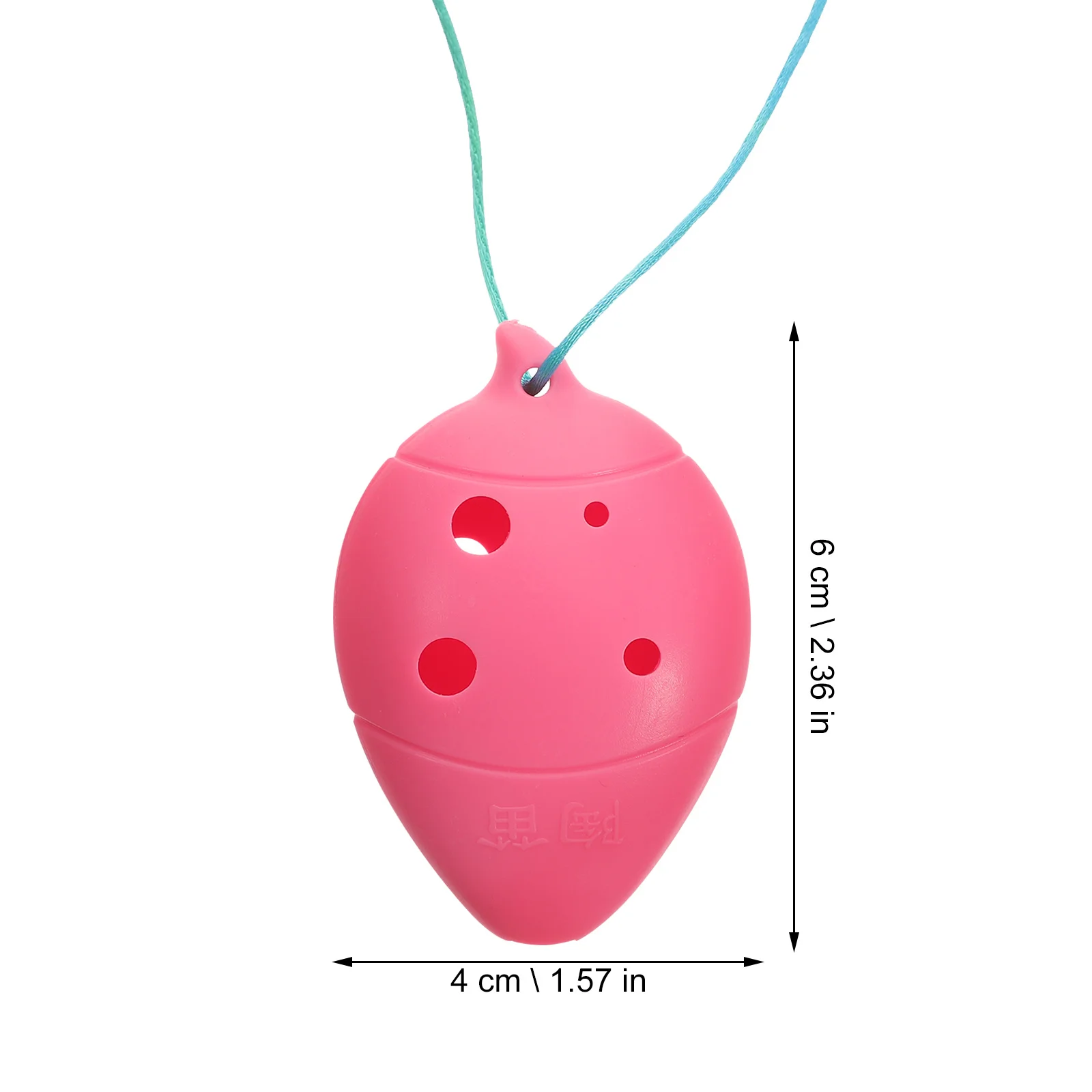 4 قطعة الأكرينا للأطفال 6 فتحات أداة بلاستيكية للمبتدئين ممارسة المحمولة خفيفة الوزن هدية للمهرجانات البلاستيك الأكرينا #1