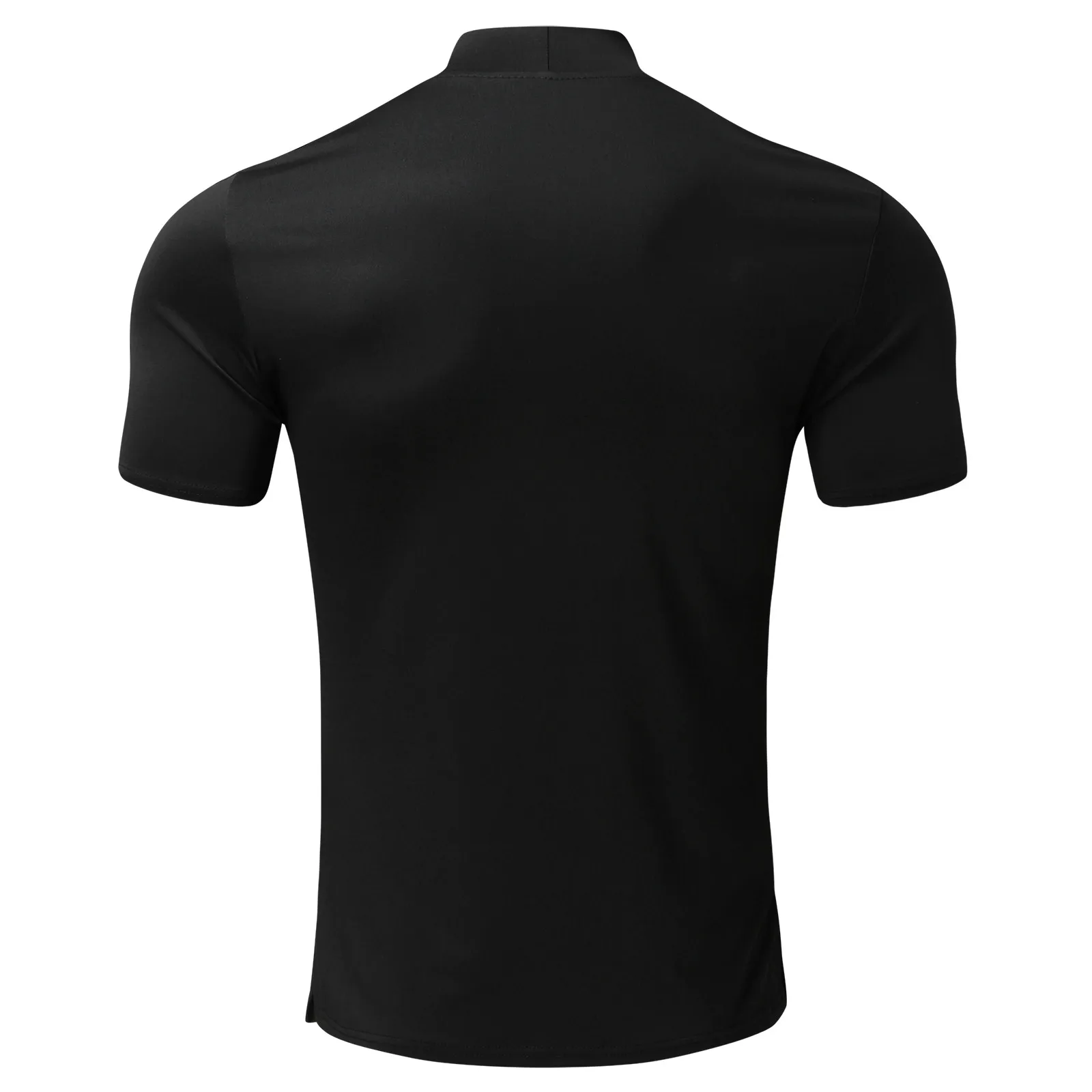 Men\'s Summer Compression Tight T-Shirts 2024 Short Sleeve Turtleneck Running Sports Fitness Training Quick-drying Slim Tees Top