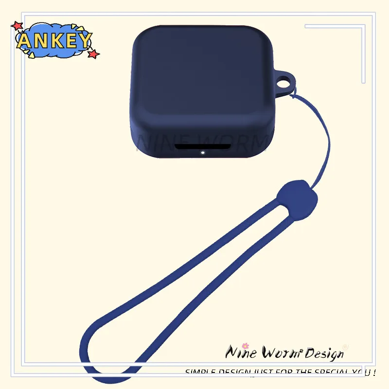for 1MORE Ear Clip S12 Protective Case Lanyard Soft Cover Shells Washable Housing Anti Dust Sleeve Hand Rope Strap Accessories
