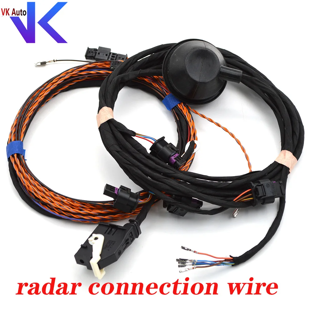 For Golf 7 MK7 Passat B8 Tiguan MK2 front and rear radar connection wire harnmess