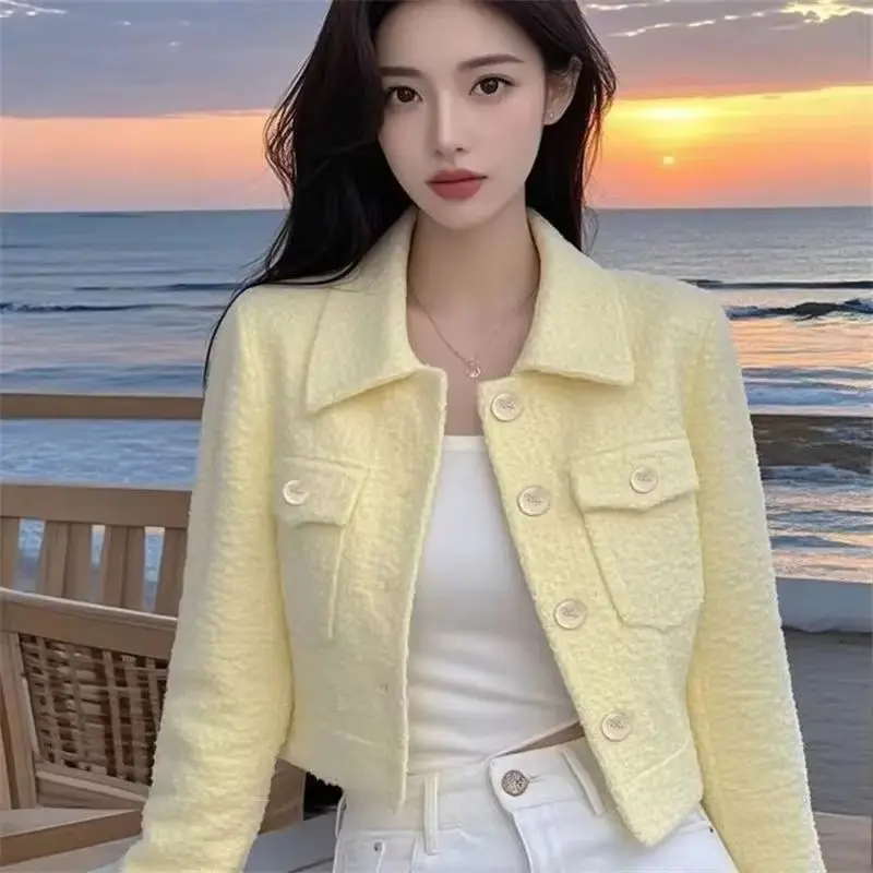 

Small Fragrance Coat Women's Autumn 2025 New Fashion High-Quality Temperament Cardigan Short Coat Woman Outwear Female Top