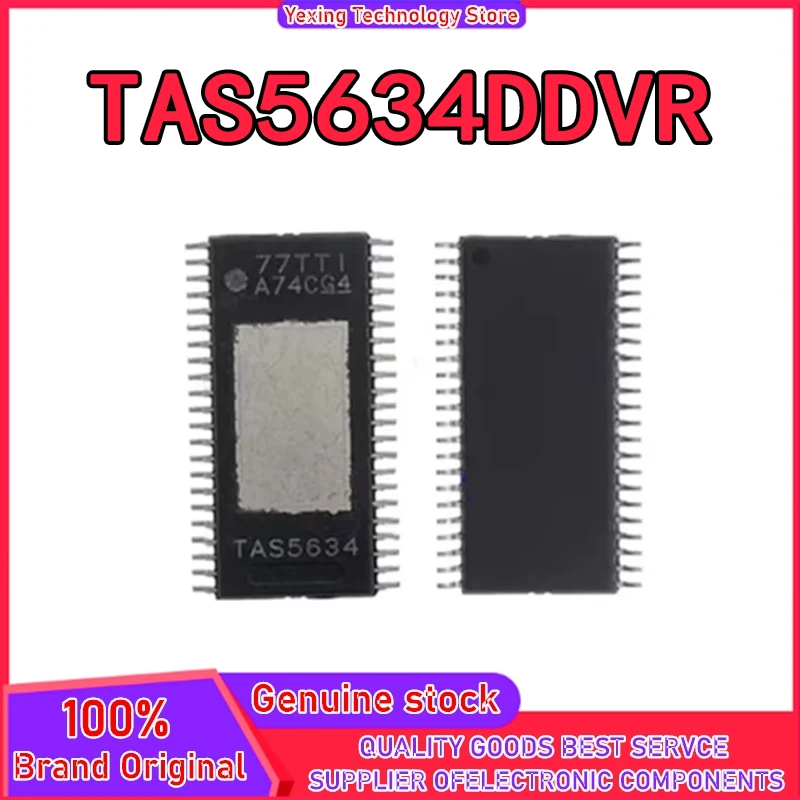 

TAS5634DDVR TAS5634 HTSSOP-44 Аудиоусилитель с линейным чипом Тонкие материалы 100% качество