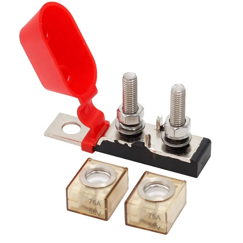 

MRBF Terminal Block (Fuse Not Included) Single 5/16" (M8) Stud Compact Mount For Marine Rated Battery Fuse