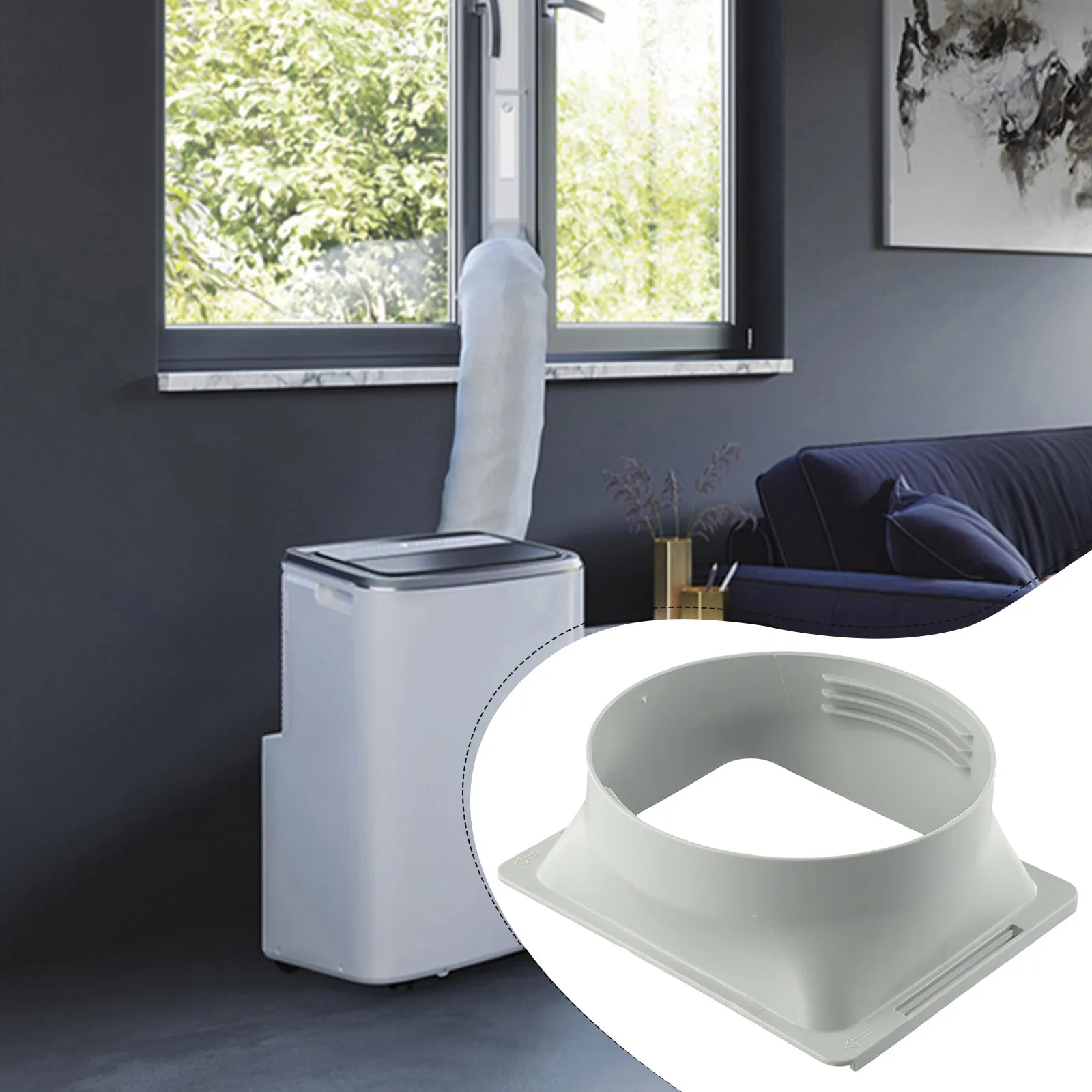Stay Cool Anywhere with our Ventilation Pipe Connector for Portable Air Conditioners Energy Efficient and Easy to Use