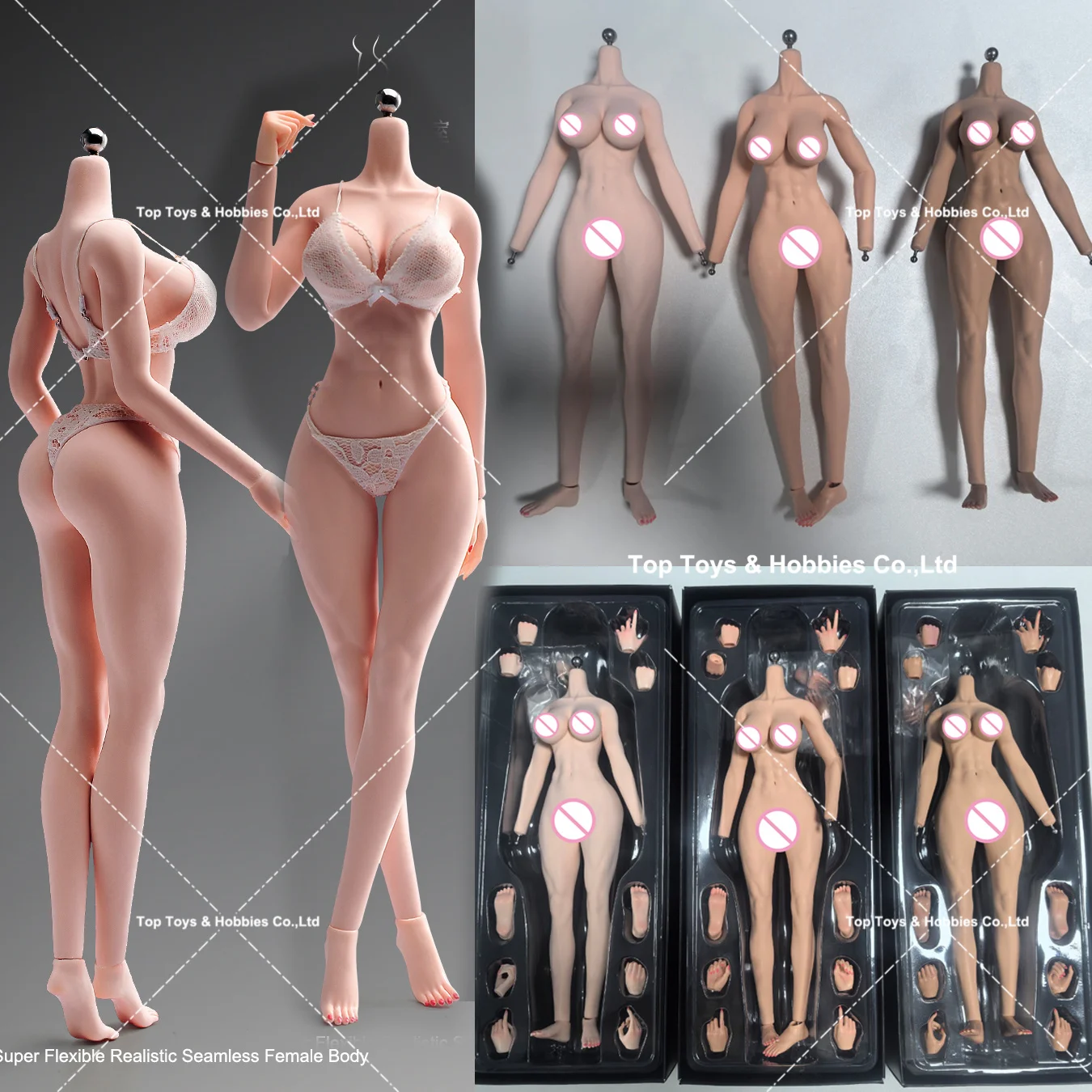 

1/6 мышечное бесшовное тело, супер большая грудь, тонкая талия, пухлая задница, гибкая 12-дюймовая женская фигурка с физиологическими деталями