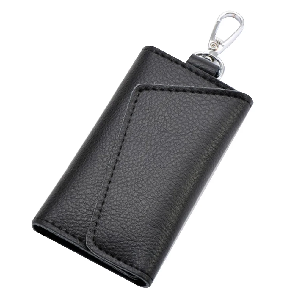 

Car Key Bag Key Pouch For Car Keys Zipper Storage Large Capacity Hanging Waist Pendant Case Holder Black