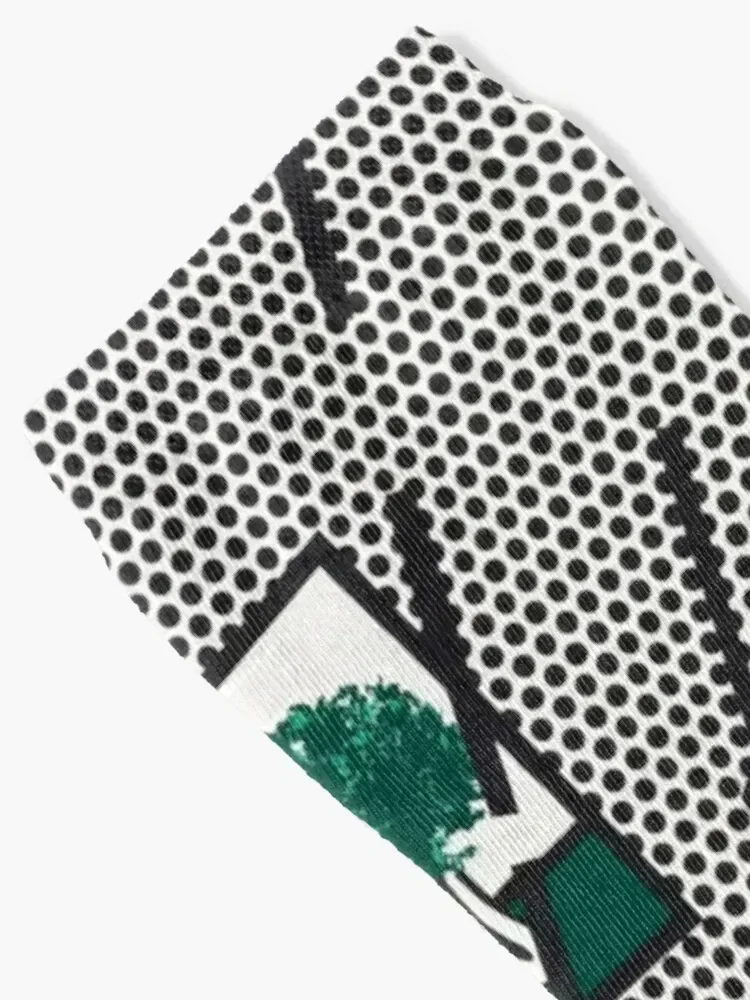 Interior with mobile by roy lichtenstein Socks Lots retro hiking Crossfit Socks Girl Men's