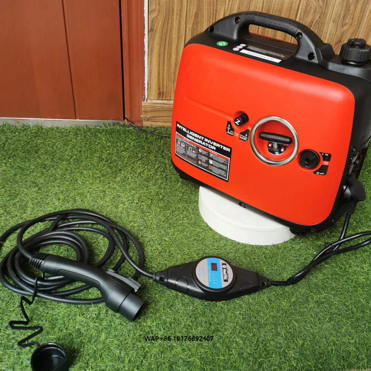 

Generator Powered Outdoor Electric Car 8A 10A 13A Portable EV Charging Mobile Portable Ev Charger Power Bank for Car