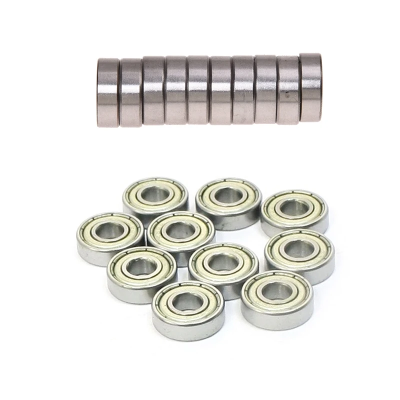 Flash Trend 202520Pcs Mini Deep Groove Ball Bearing Ball Bearing - 10Pcs 695Z 5Mm X 13Mm X 4Mm & 10Pcs 626-ZZ 6X19x6mm