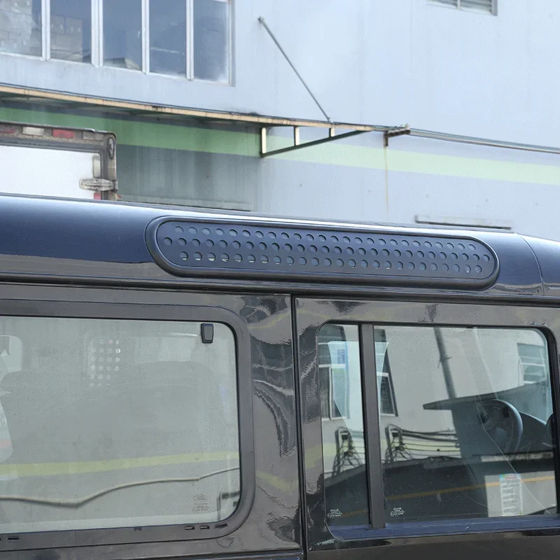 

Защитная накладка из черного алюминиевого сплава для боковых окон и задней двери Land Rover Defender 90 110 130 (2004-2018), автозапчасти