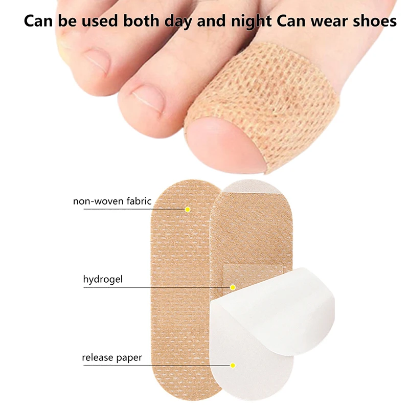 Toenail Patches Multi-Purpose Patches For Toenail Fingernail Non-Irritating And Breathable Waterproof Nails Foot Care Tool