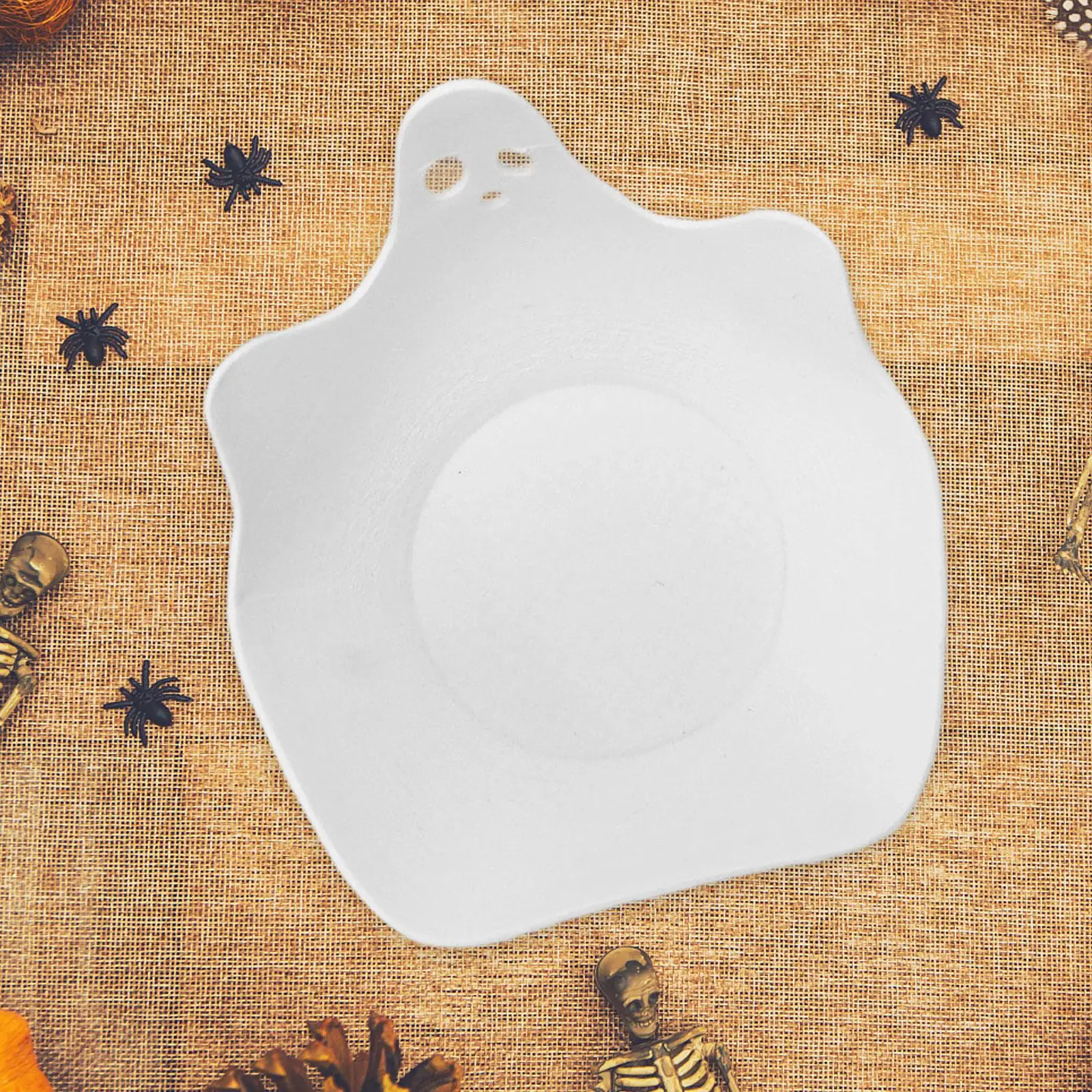 

Halloween Decorative Bowl Serving Bowl Platter Multipurpose Ghost Nut Bowl for
