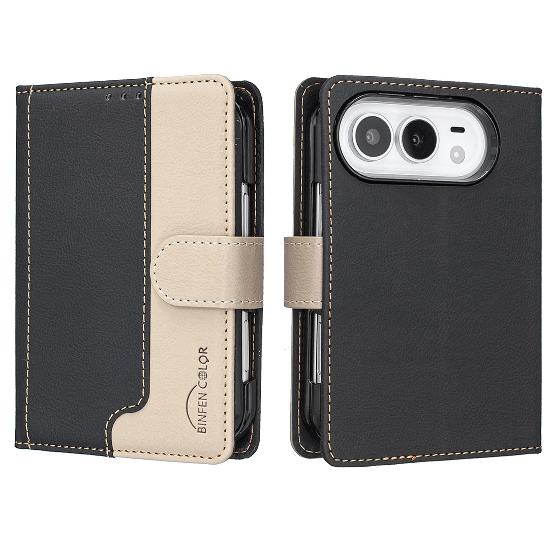 For iPhone Duo Case Skin-Friendly Luxury Matte Leather Flip Wallet Card Slot Shockproof Back Cover Accessories For iPhone Ultra