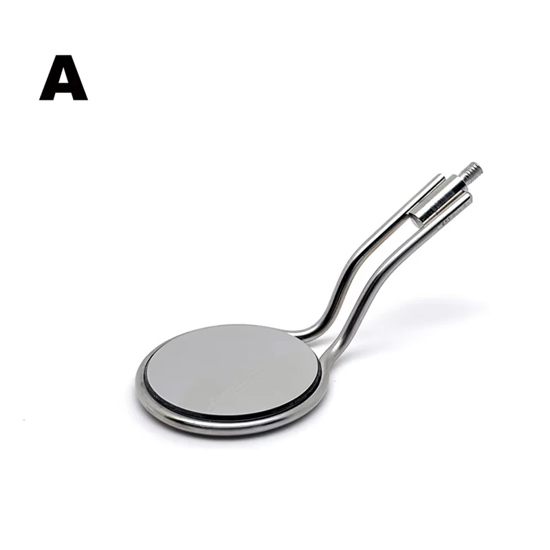 

Профессиональное стоматологическое двустороннее зеркало для рта с родиевым покрытием, противотуманное многоразовое зеркало для осмотра полости рта, стоматологические инструменты для стоматологической клиники