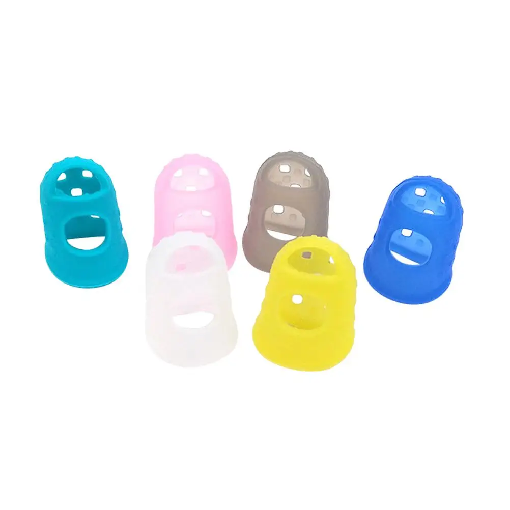 

40 Pcs Pain Proof Finger Cover Guitar Fingertip Protectors Comfortable Long Practice Silica Gel Durable For Beginners Ukulele