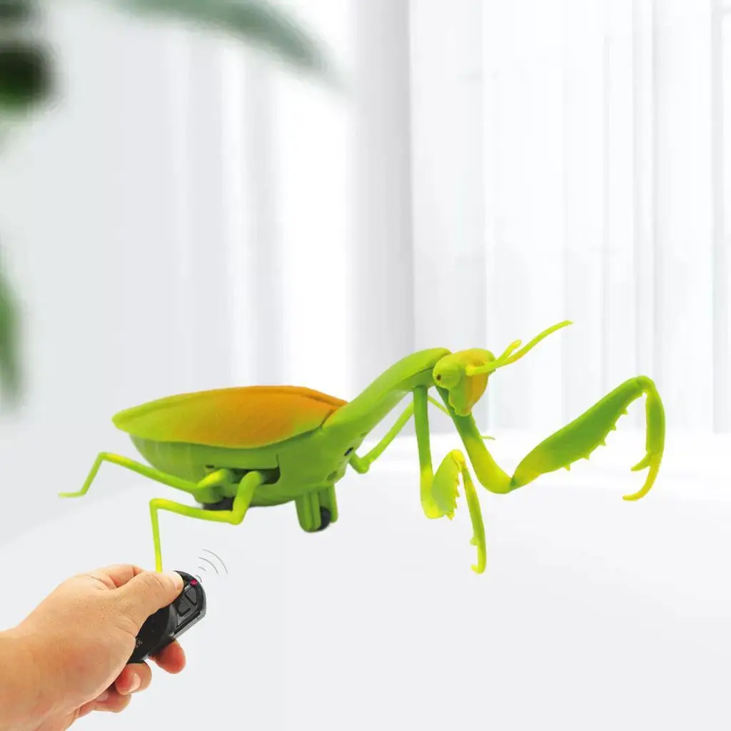 Realistic RC Mantis Mini Fake Mantis IR Remote Control Animal Toy