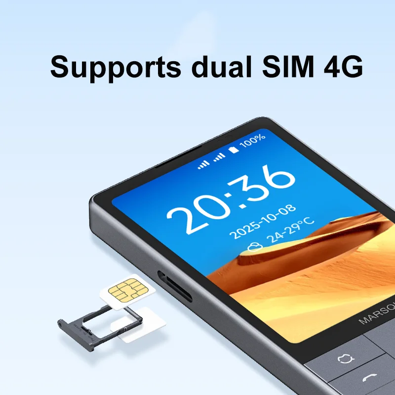 Qin F25 MTK8786 Google Play非対応 Android 14 デュアルSIMカード 6GB