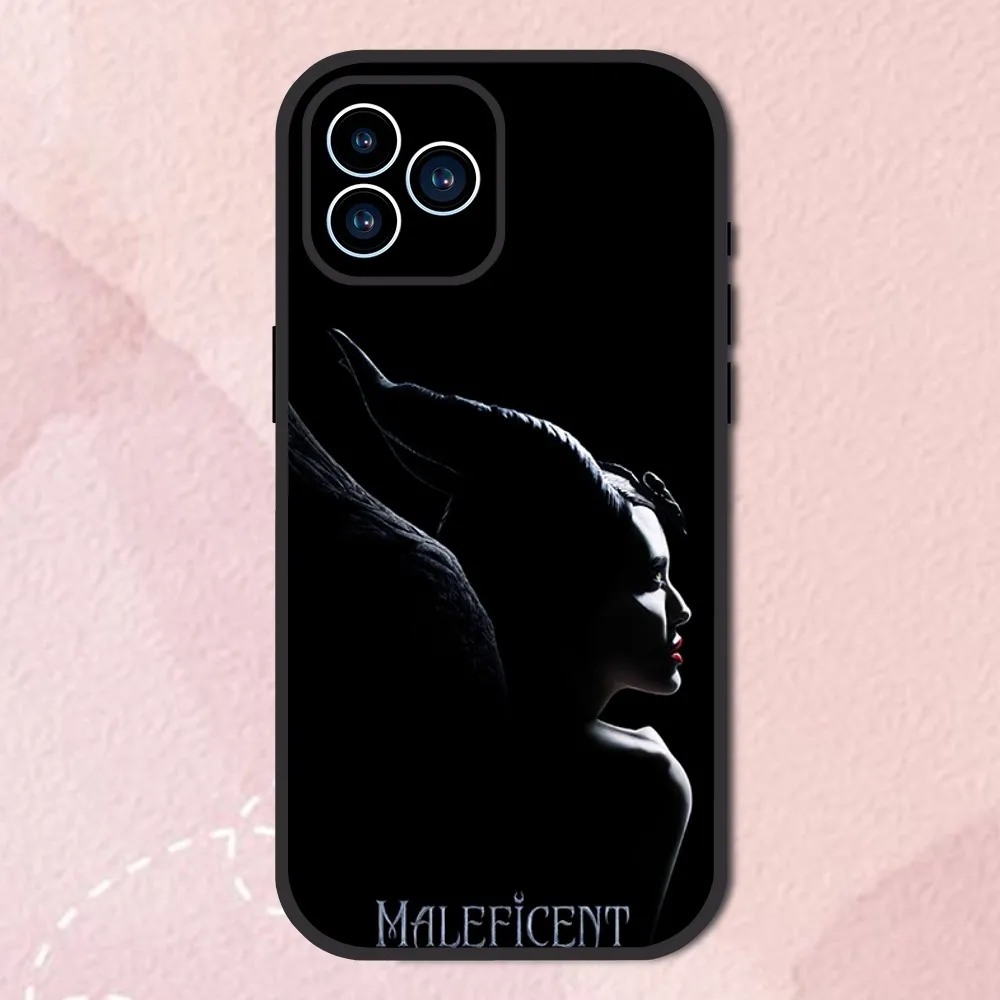 MINISO Disney M-Maleficent 2 Phone Case For Samsung Galaxy S10 FE S21 Ultra S22 Lite Soft Phone Shell Back Cover