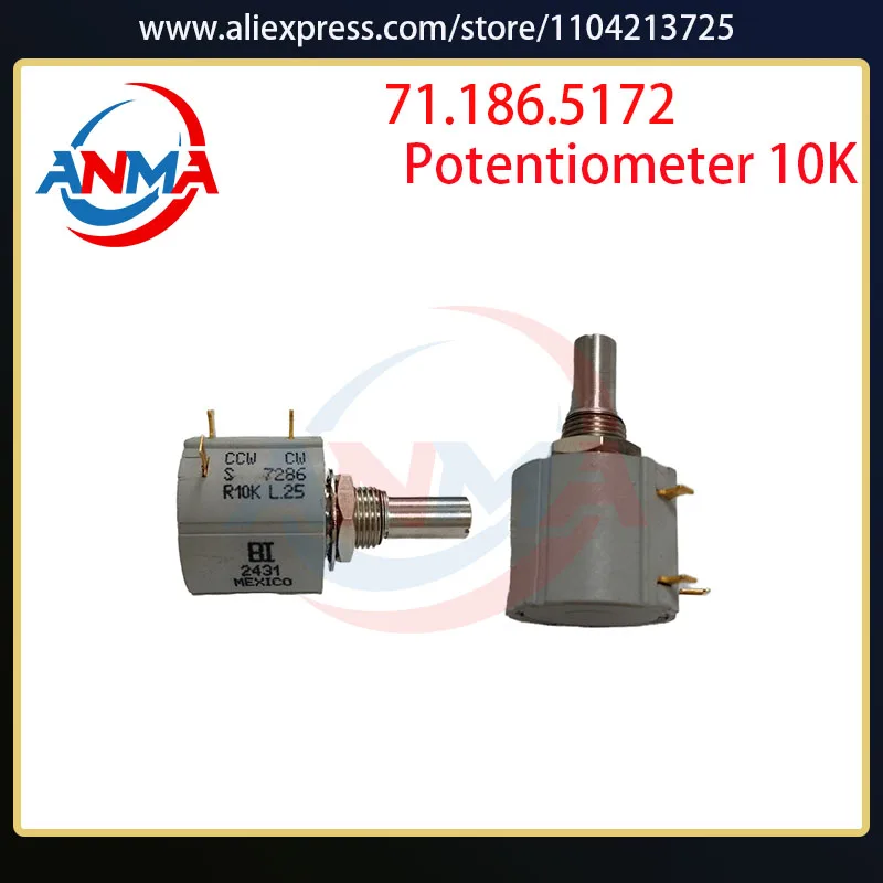 2Pieces CD102 SM102 Printing Machinery Parts 10K Potentiometer 71.186.5172