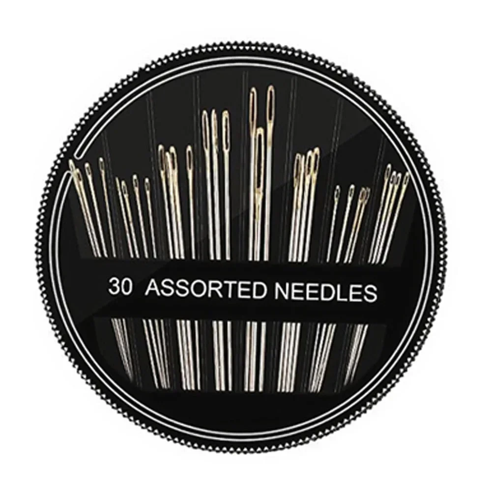 1 SET Hand Sewing Needles Large Eye Embroidery Needles For Embroidery Mending Quilt Craft Diy Tail Sewing Tool