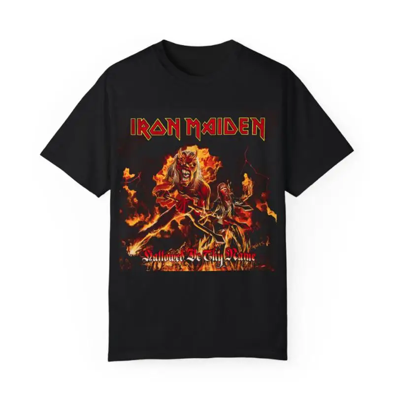 

Hallowed Anthem Style Metal T Shirt Äì Iron Inspired Double Sided Rock