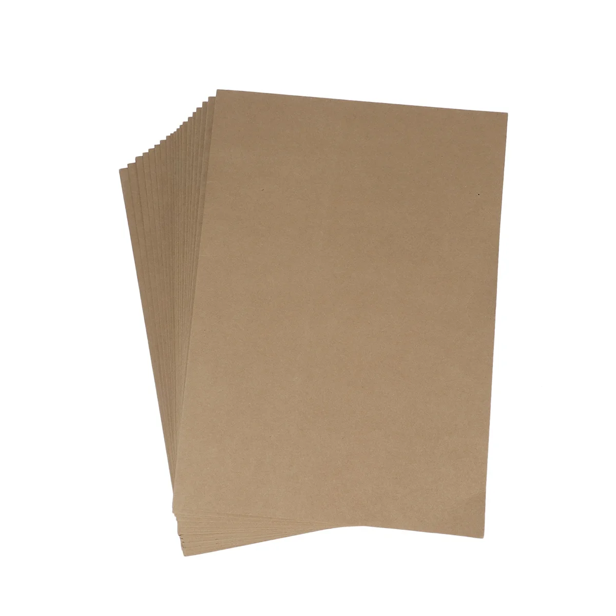 

10pcs A4 Simple File Folder Kraft Paper Folder Single Slot Document Organiser