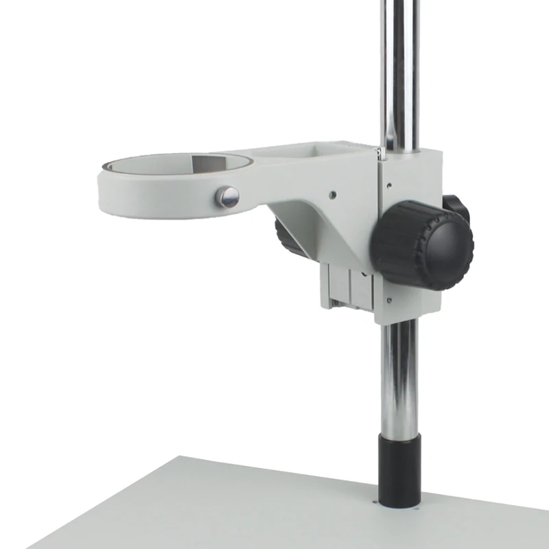 Imagem -02 - Suporte de Focagem Ajustável para Microscópio Trinocular Suporte Zoom Estéreo Zoom Binocular 76 mm Diâmetro