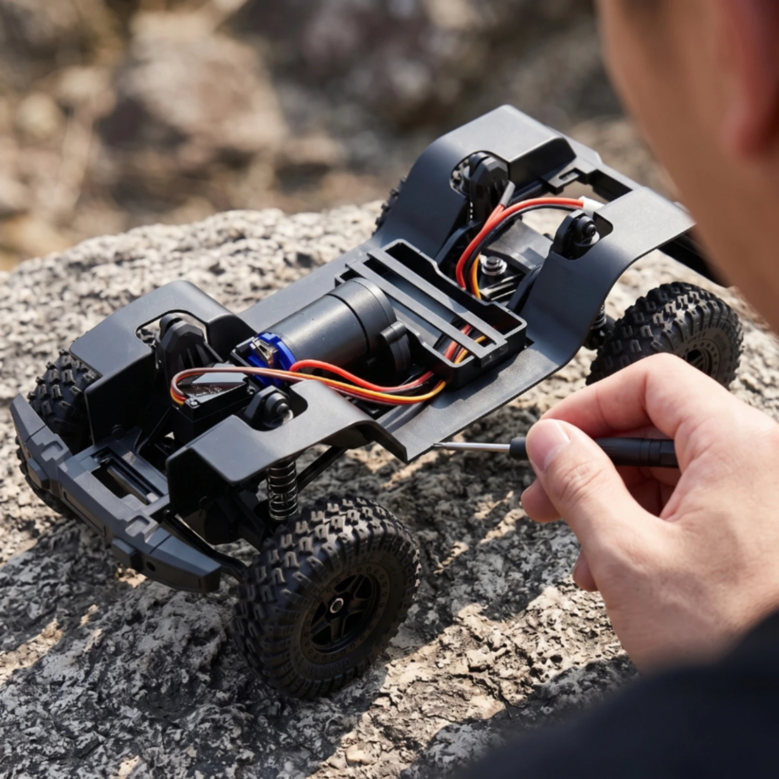 모터와 조향 서보가 포함된 RC 크롤러 섀시, 취미용  - Rc Hobby Rc 리뷰 및 가격