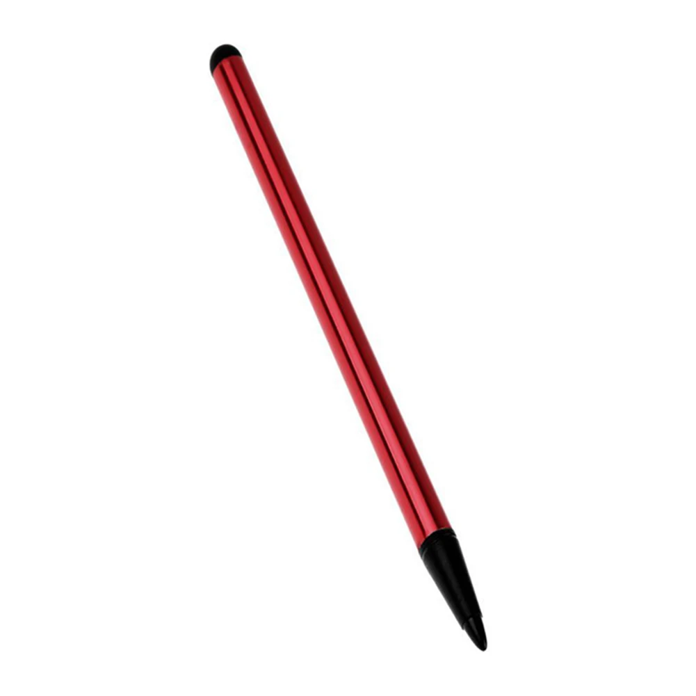 Ronde Kop Deel Naam Stylus Pen Capacitieve Touch Comfortabele En Compacte En Draagbare Dubbele Pointer Pen Pakket Inhoud