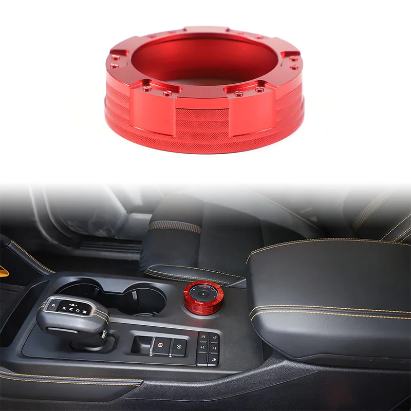 

Driving Mode Knob Ring Decoration Aluminum Alloy Driving Mode Switch Ring Trim Gear Mode Switch Ring For Ford Ranger 2023-2026