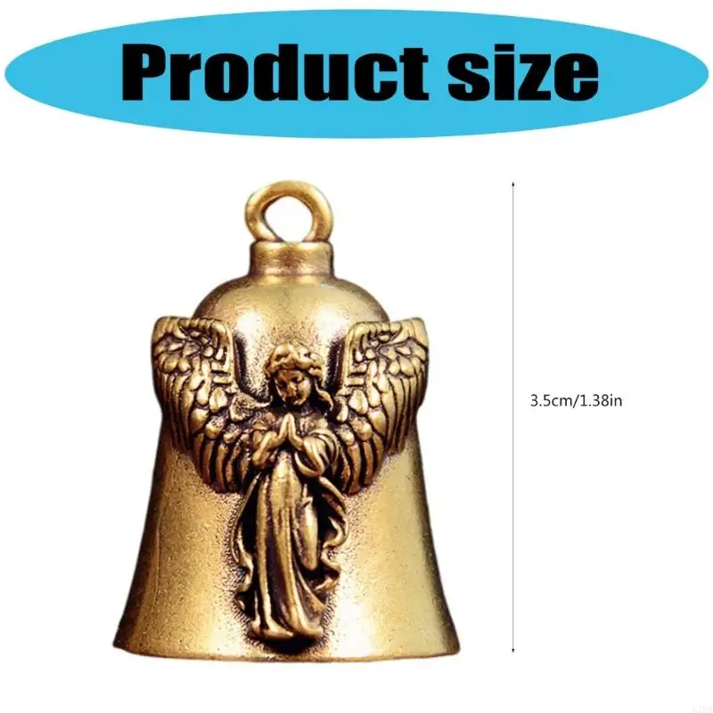 أجراس نحاسية مصقولة صديقة للأطفال، زخرفة تربط بين الوالدين والطفل