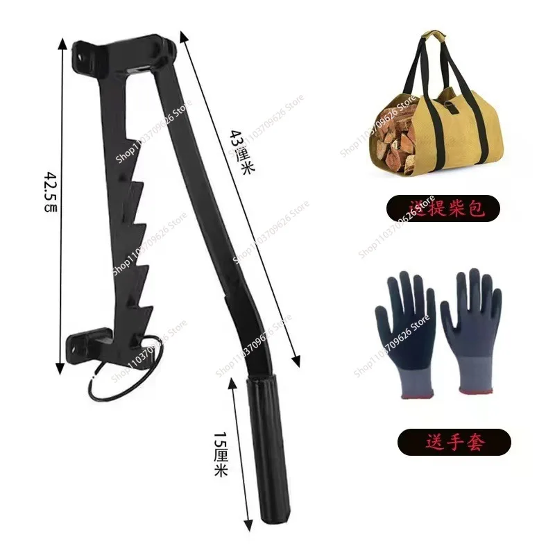 A086 Wall Mounted Wood Splitter Household Outdoor Yard Camping Firewood Separator New Wood Splitter