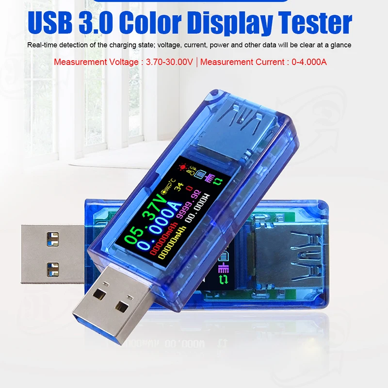 

Lcd Usb Tester Multimeter Current Voltage Capacity Volt Current Tester Meter For Mobile Phone Power Bank Battery Charger Detecto