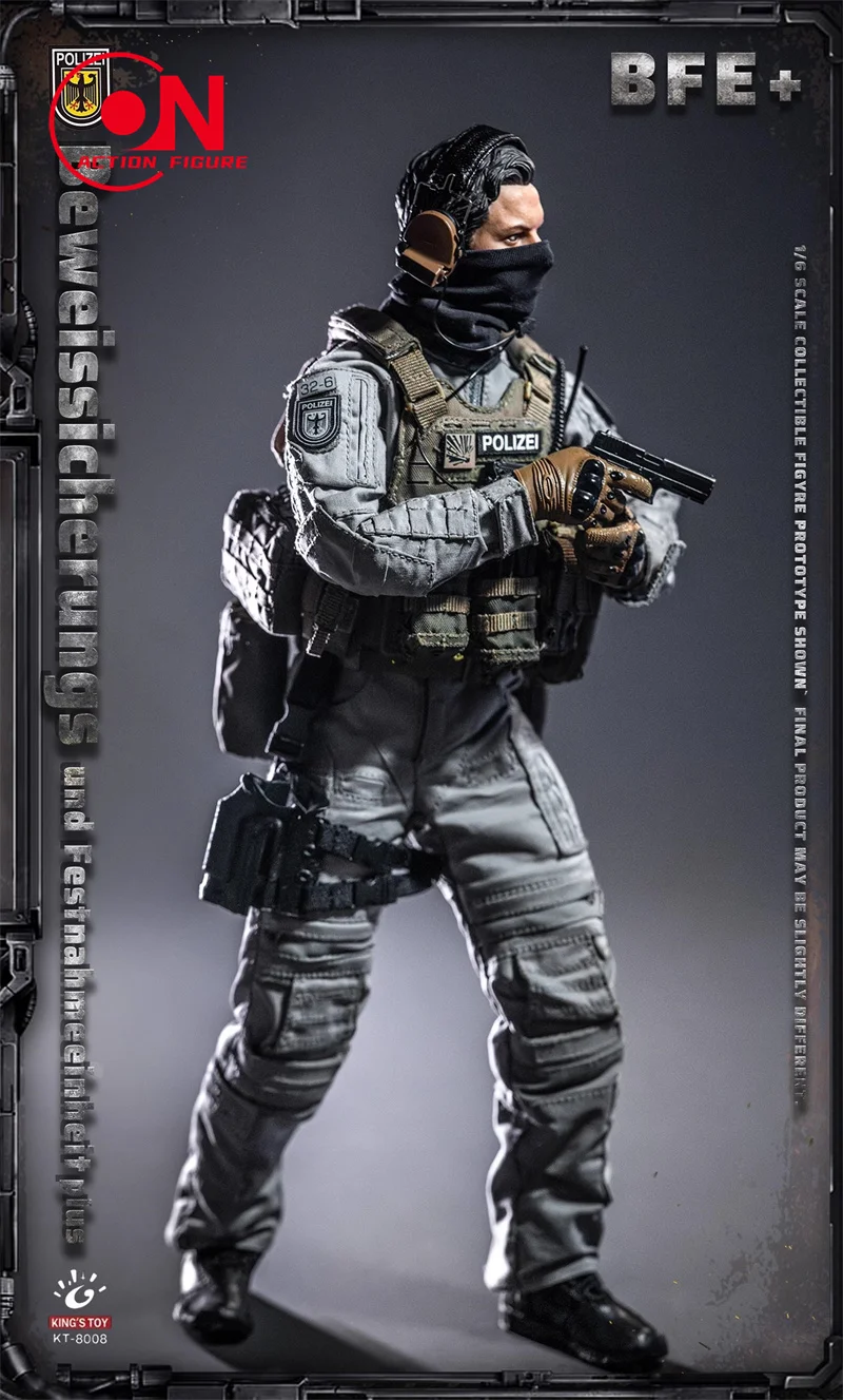 1/6 KING'S TOY KT-8008 Soldato Bambola Azione Operazione tedesca Polizia Set completo Mobile Action Figure Regalo per i fan Da Collezione