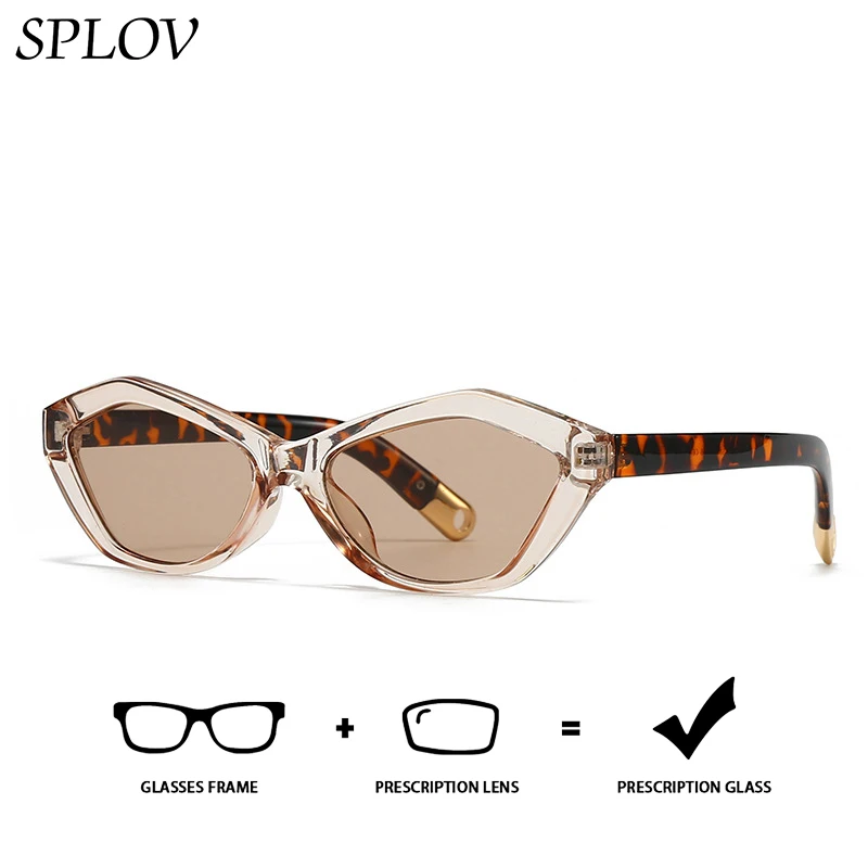 

SPLOV солнцезащитные очки в оправе «кошачий глаз» по индивидуальному заказу, модные солнцезащитные очки с поляризованными прогрессивными линзами по рецепту