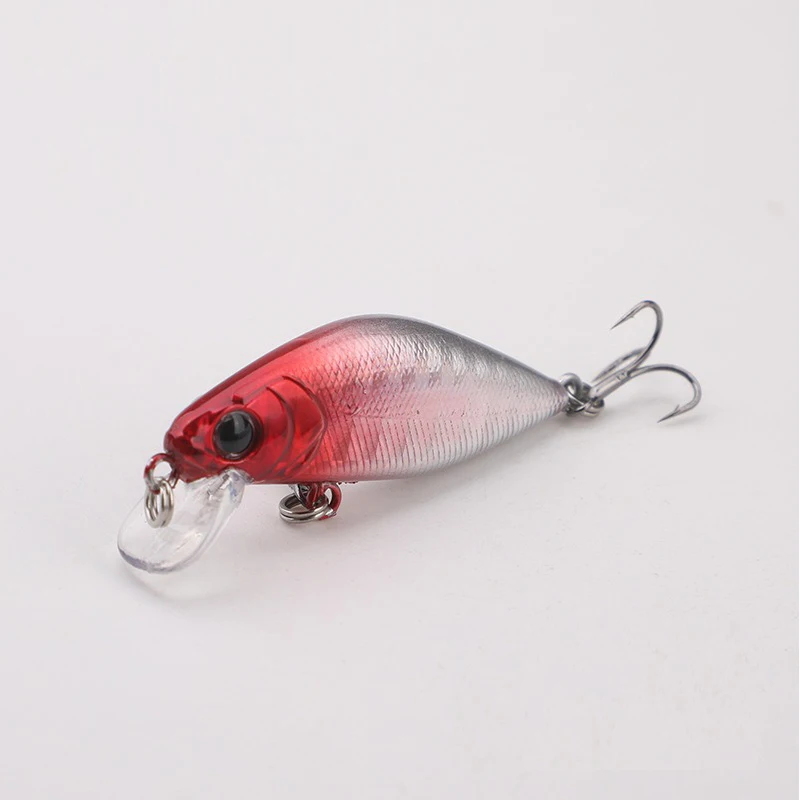 Mini Sinking Minnow Wobbler Fishing Lure 53mm 4.2g trota plastica artificiale Hard Bait occhi 3D Crankbait Bass Fishing Tackle