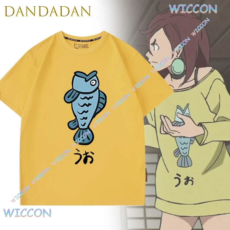 

[MAGCOS] Футболка с рисунком аниме Dandadan Momoyo Ayase, футболка для косплея, сверхъестественное, вооруженная, унисекс, летняя повседневная одежда, каваи, ролевая игра P