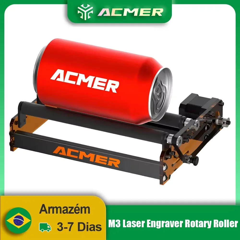 acmer-m3-rotary-roller-y-axis-360°-rotating-6-164mm-diameter-ideal-for-cylindrical-objects-95-laser-engraving-machine