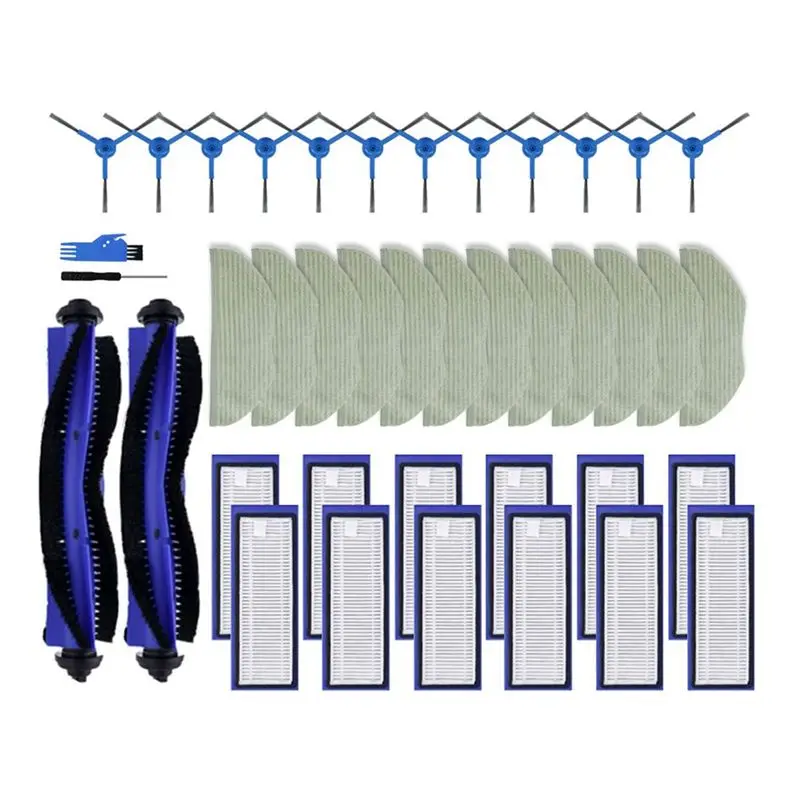 

A74G - Аксессуары для робота-пылесоса Eufy Robovac L70 Hybrid: основная щетка, боковые щетки, салфетки для влажной уборки, HEPA-фильтры