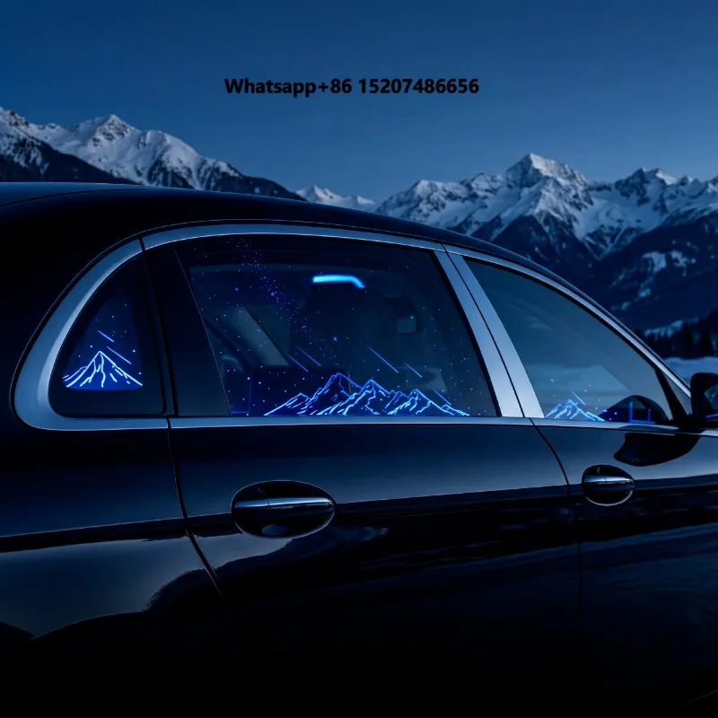 Smart Automotive Window Tint Film, Switchable Light Control Film for Car Sunroof Starry Sky Effect