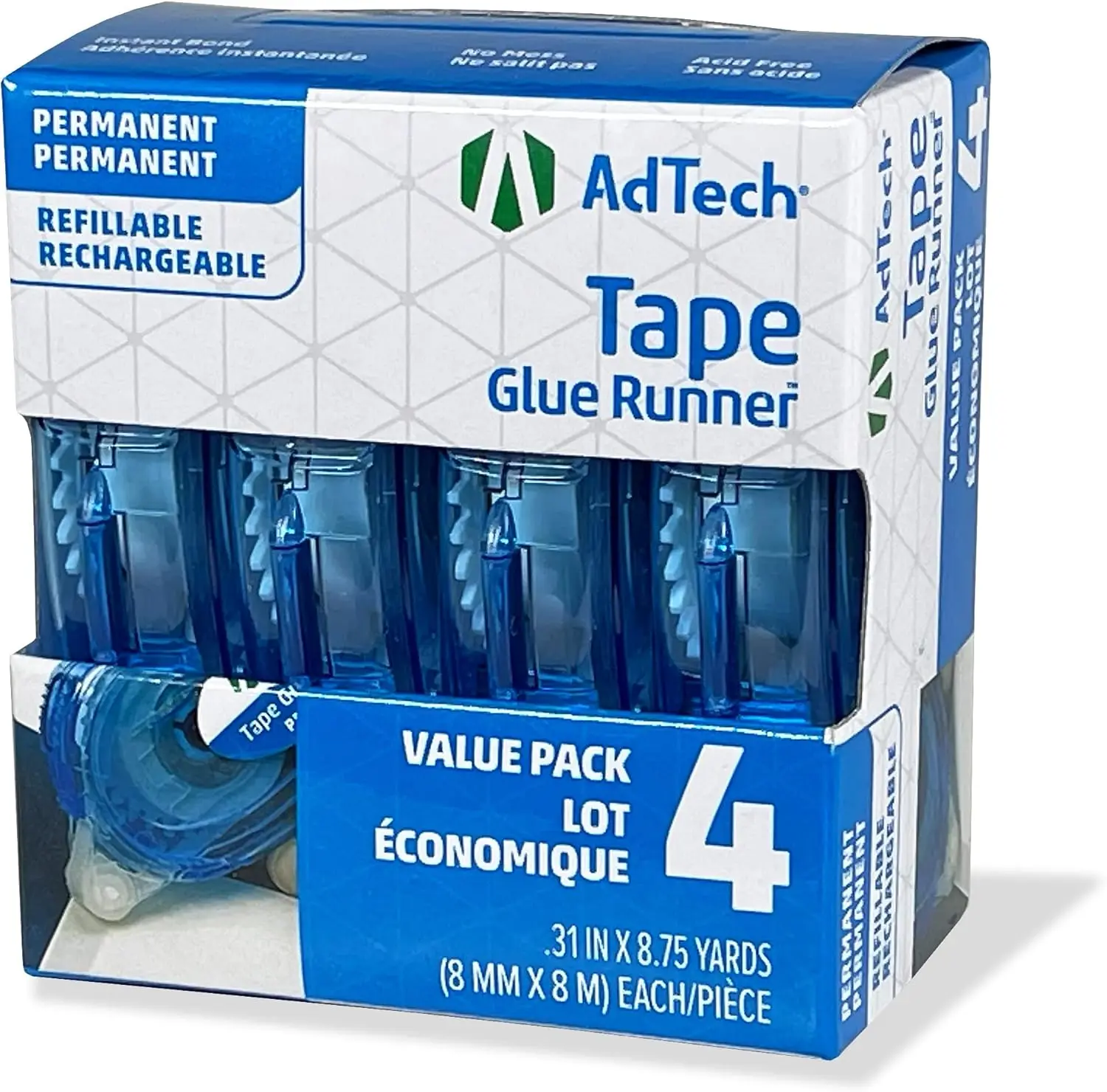 

5603 Permanent Crafter's Tape, 0.31' x 315', Pack of 4